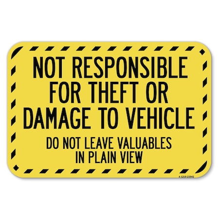 Signmission Safety Sign, 12 in Height, Aluminum, 23542 A-1218-23542